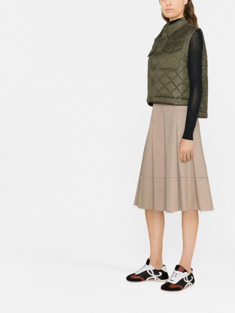 Green Westbreak Quilted Gilet