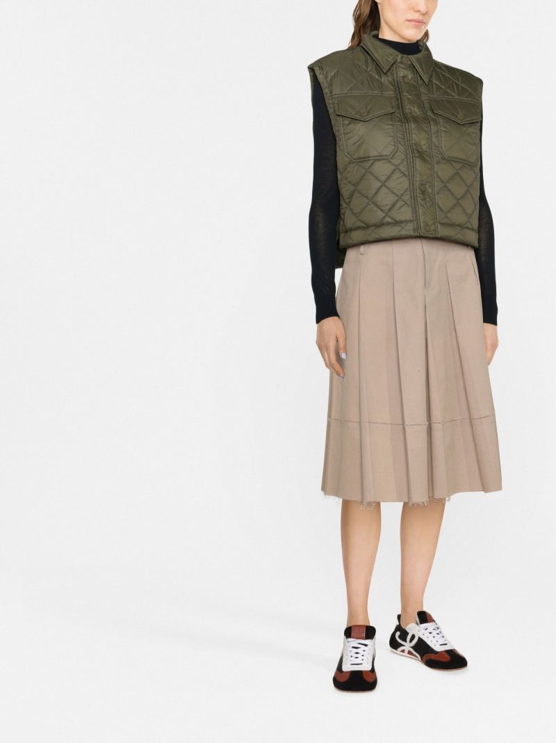 Green Westbreak Quilted Gilet