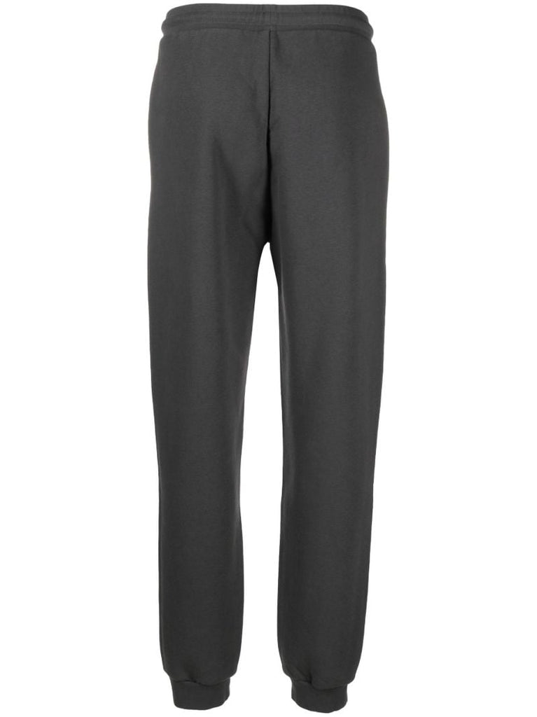 Grey Tonal Logo Drawstring Track Pants