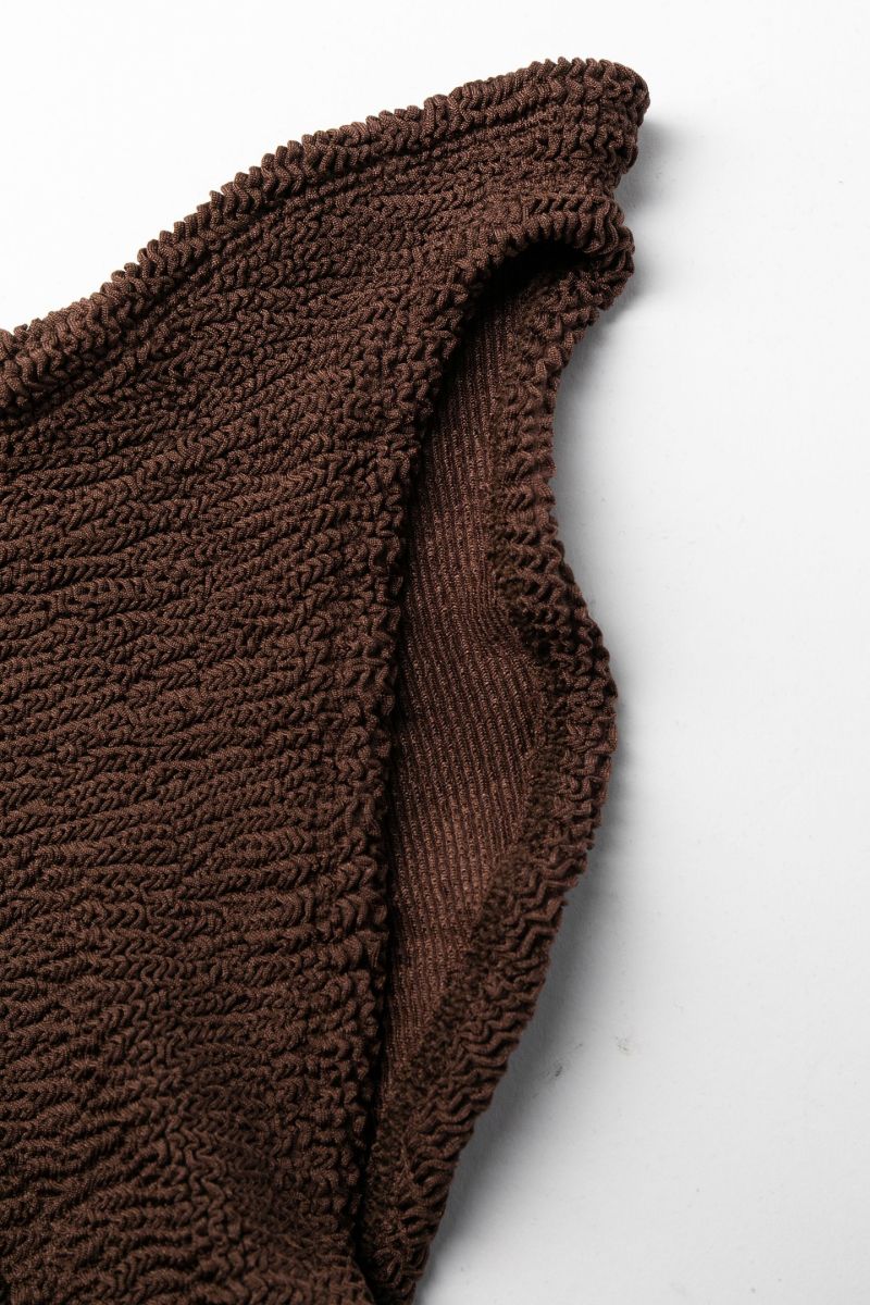 Brown Juno Crinkle Bikini