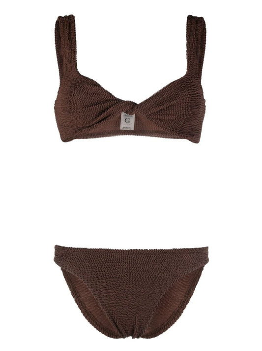 Brown Juno Crinkle Bikini