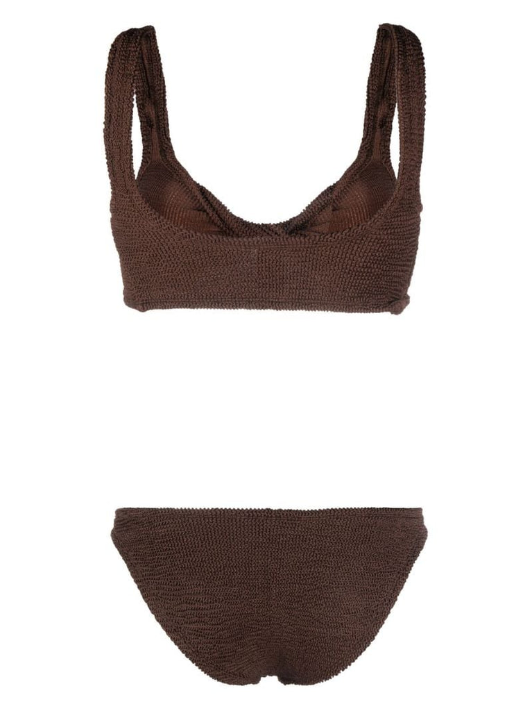 Brown Juno Crinkle Bikini