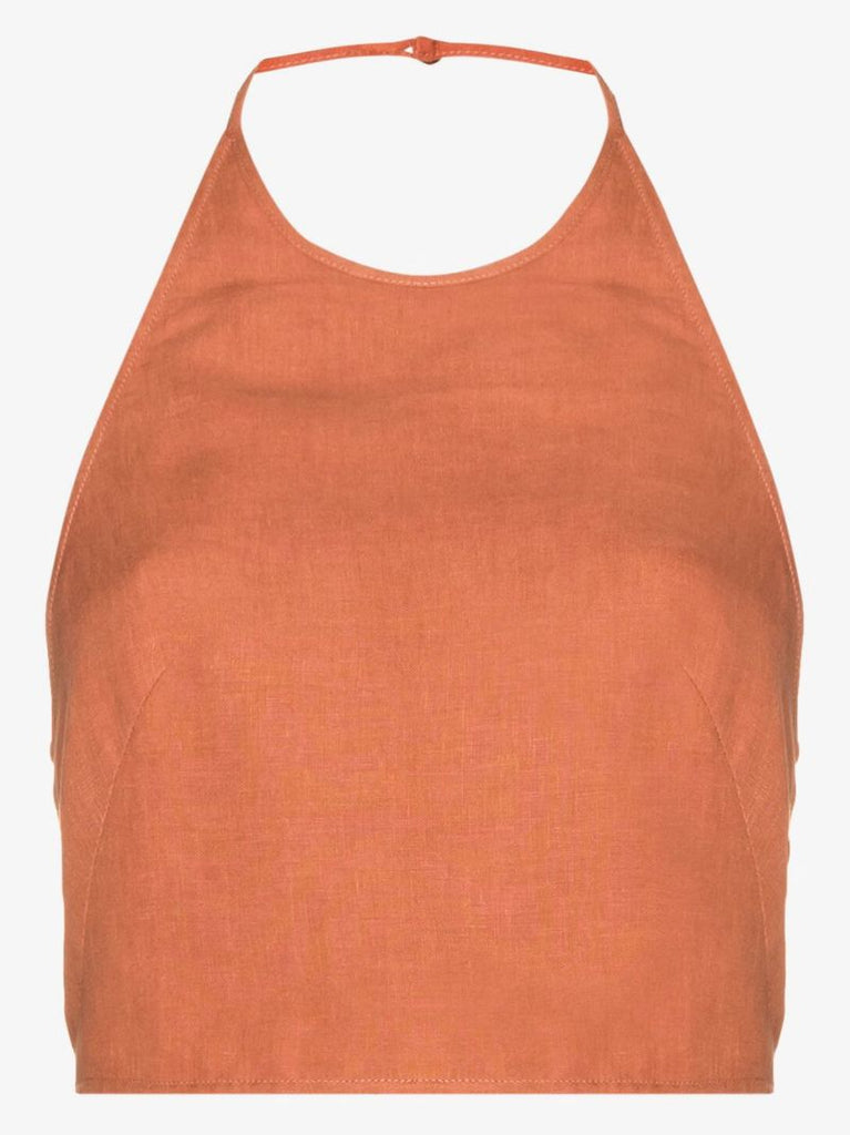 Savannah Halterneck Crop Top