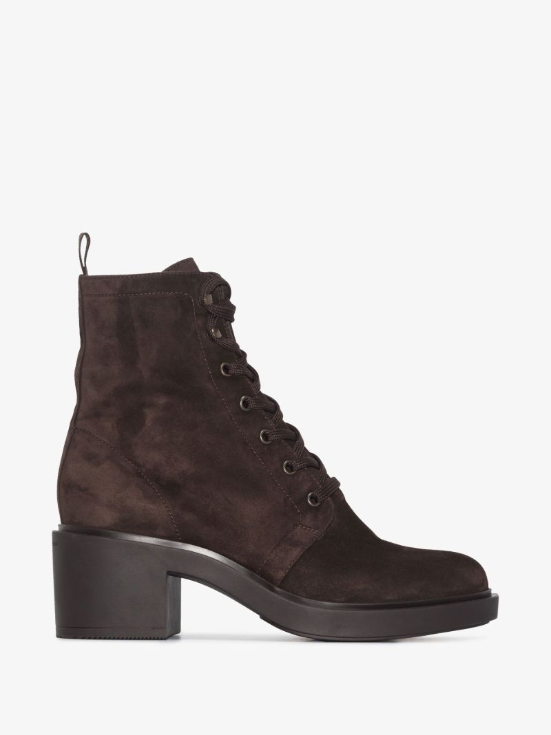 Brown 45 Suede Ankle Boots