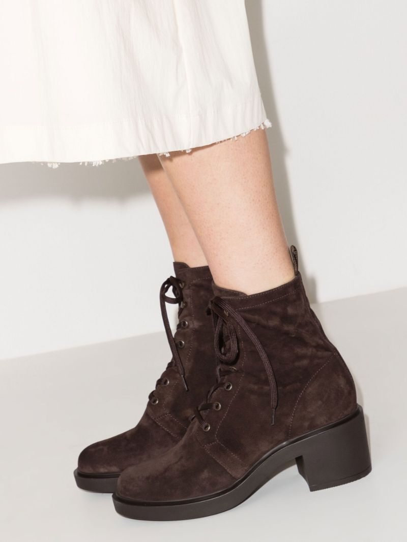 Brown 45 Suede Ankle Boots