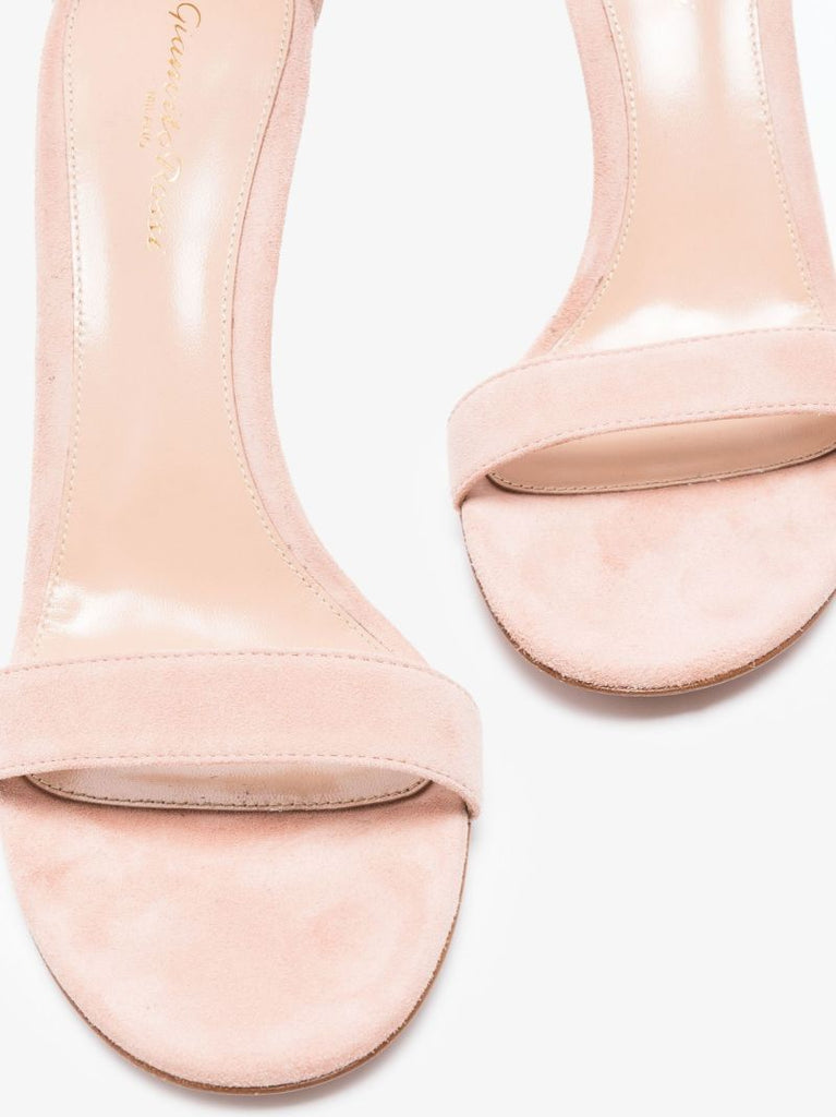 Pink Portofino 85 Suede Sandals
