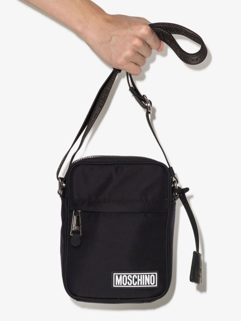 Black Logo Cross Body Bag