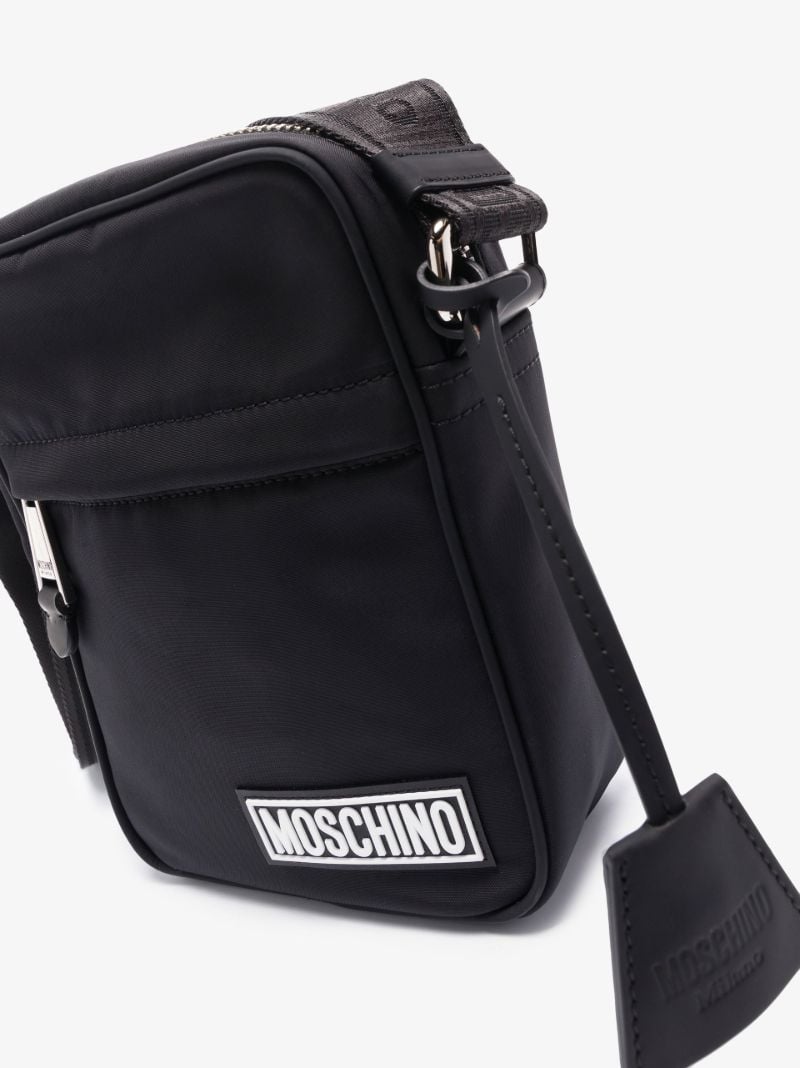 Black Logo Cross Body Bag