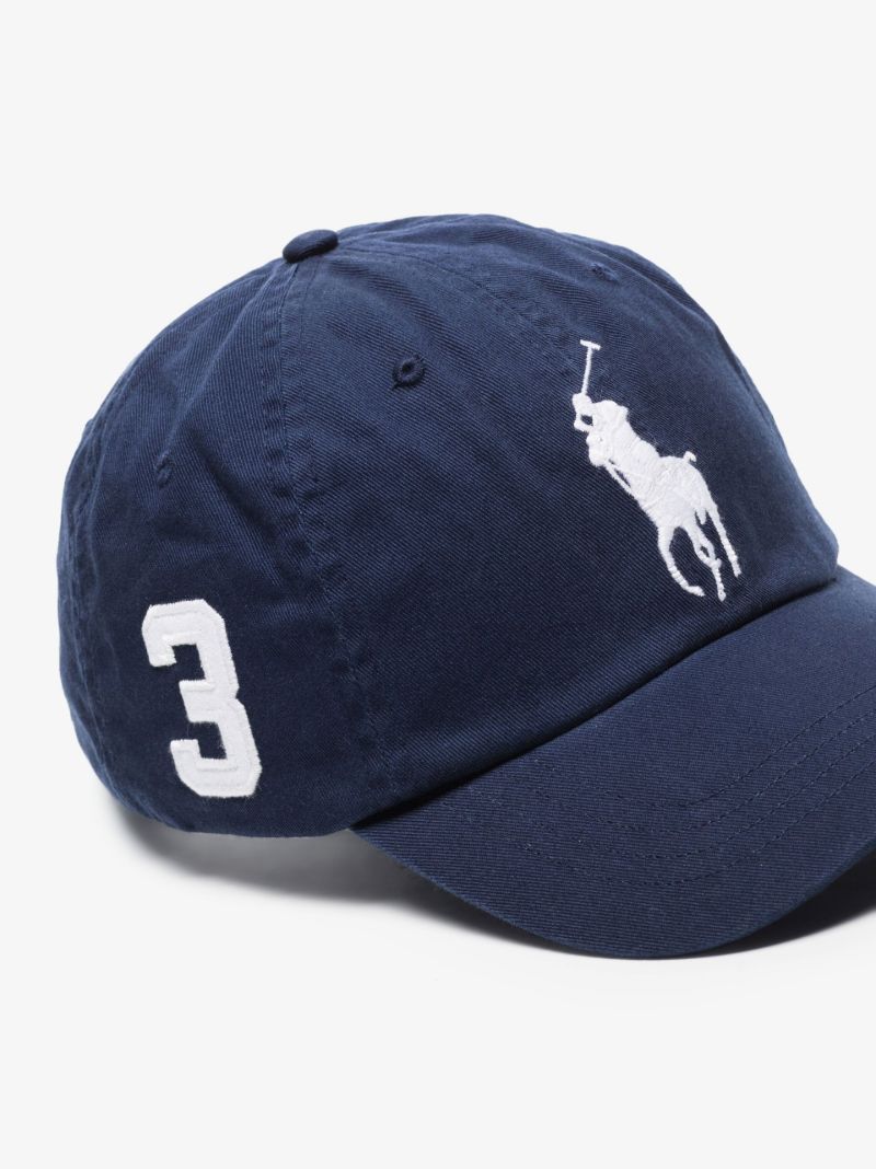 Blue Big Pony Chino Cotton Cap