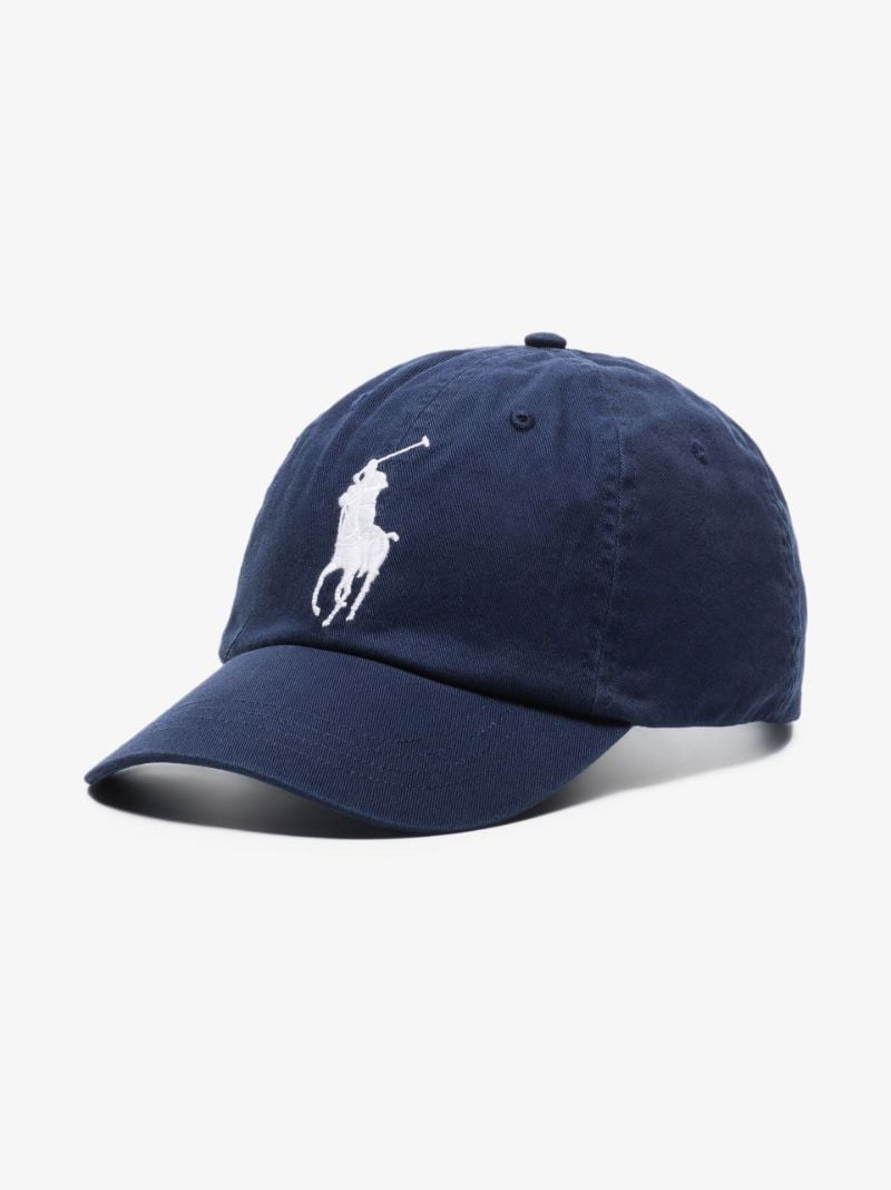 Blue Big Pony Chino Cotton Cap