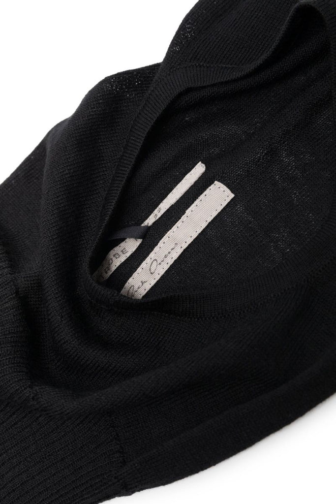Black Skull Virgin Wool Balaclava
