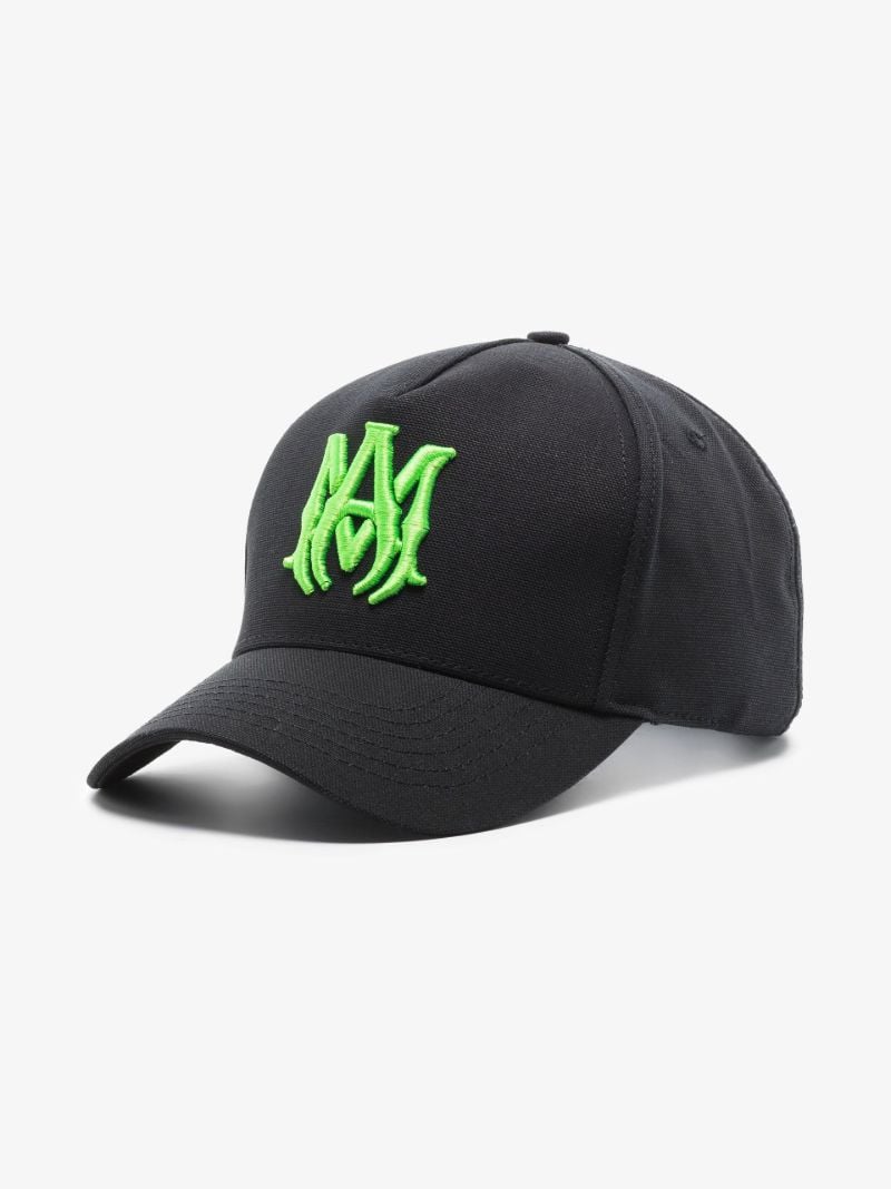Black M.a. Cotton Baseball Cap