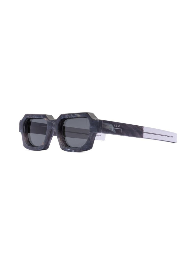 X Retrosuperfuture Grey Marble Square-frame Sunglasses