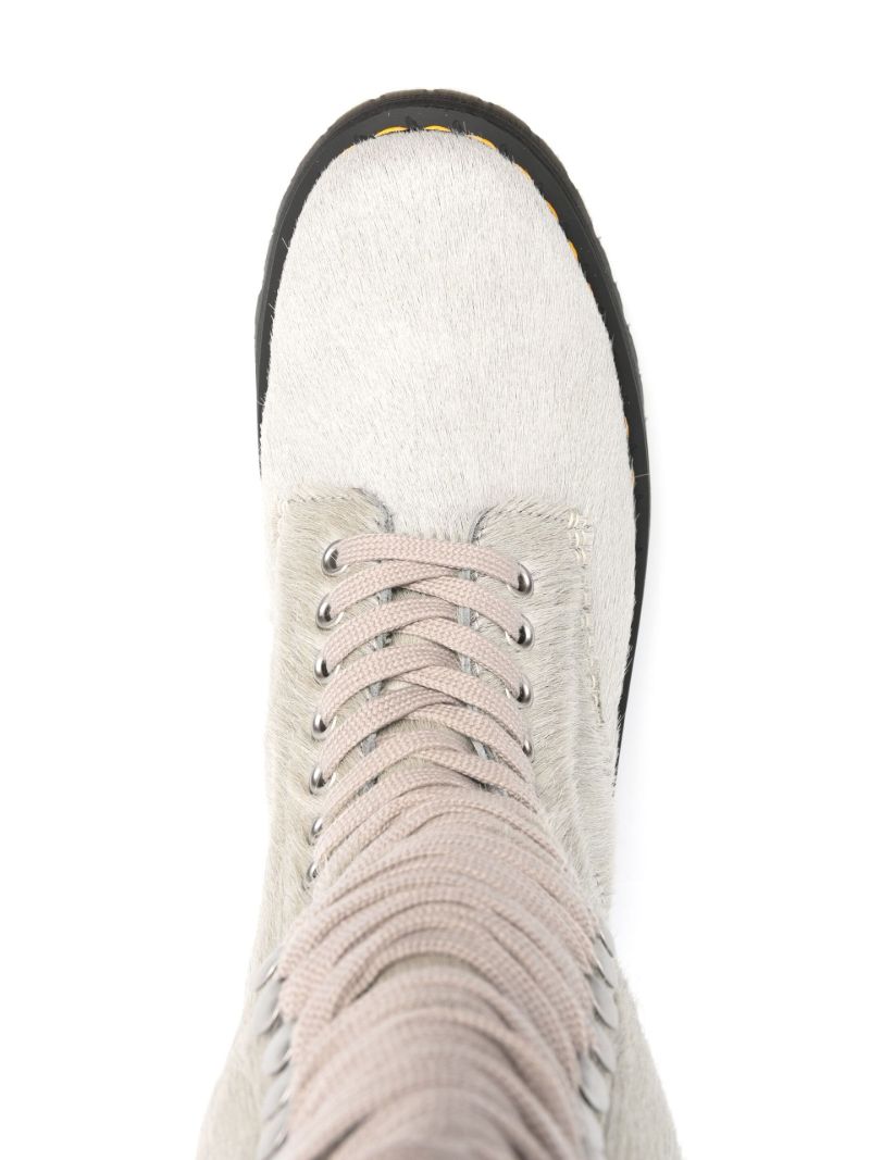 X Dr. Martens Grey Quad Sole Boots