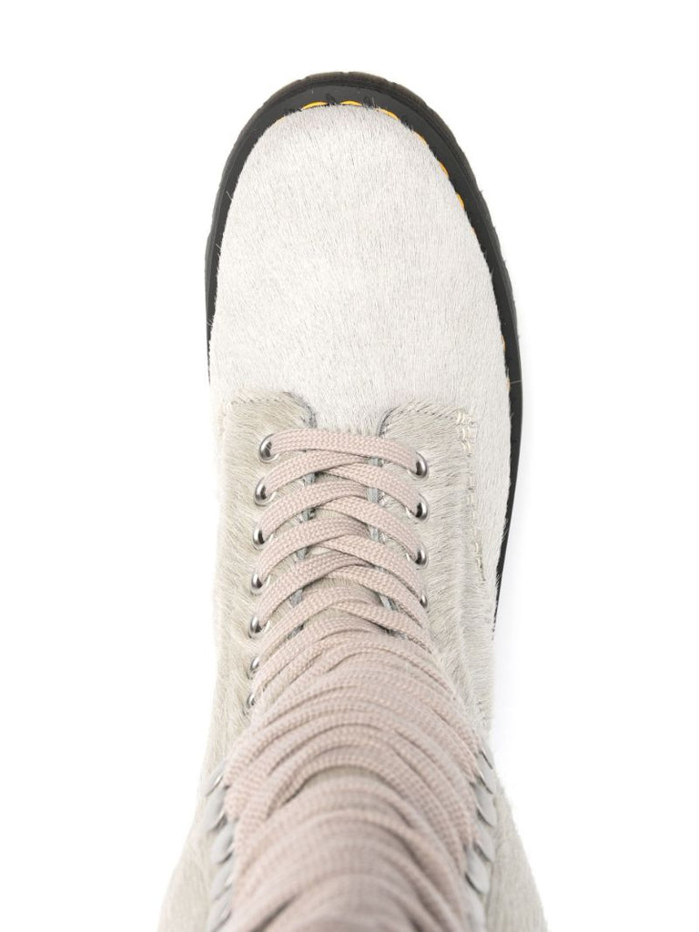 X Dr. Martens Grey Quad Sole Boots