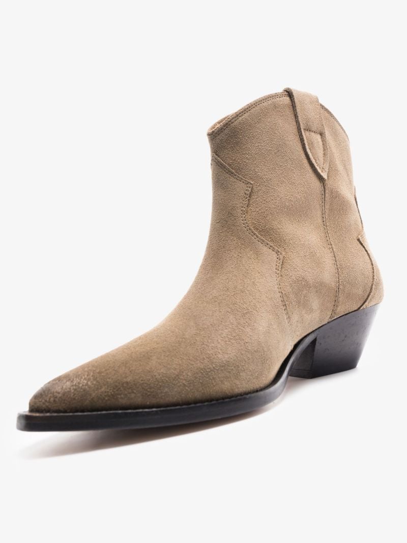Neutral Dewina 40 Suede Cowboy Boots
