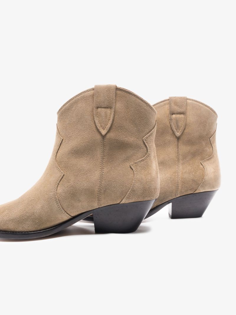 Neutral Dewina 40 Suede Cowboy Boots
