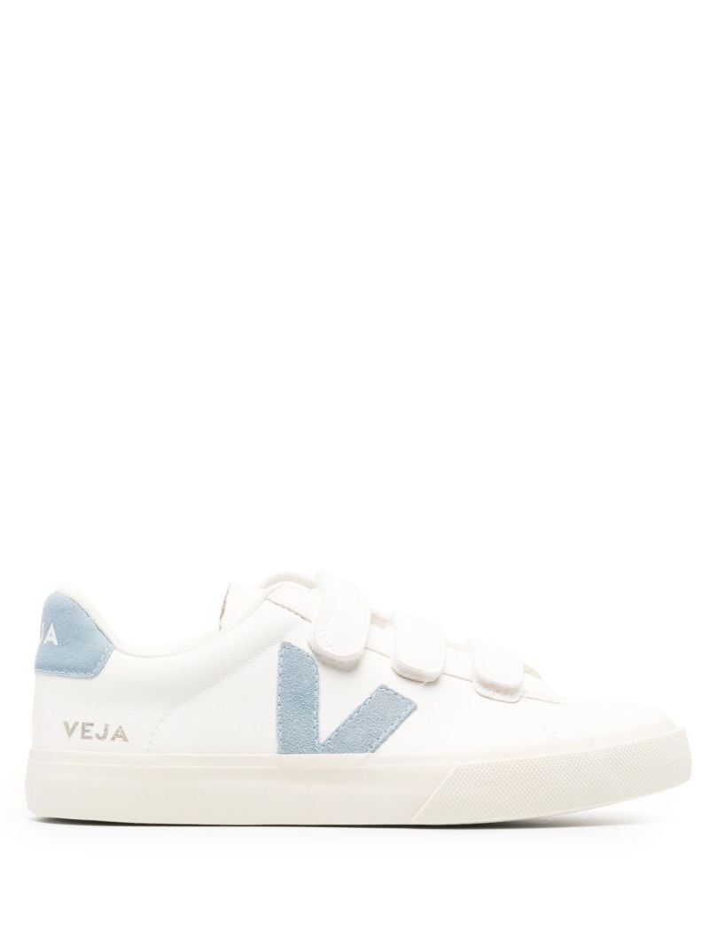 White Recife Low Top Leather Sneakers