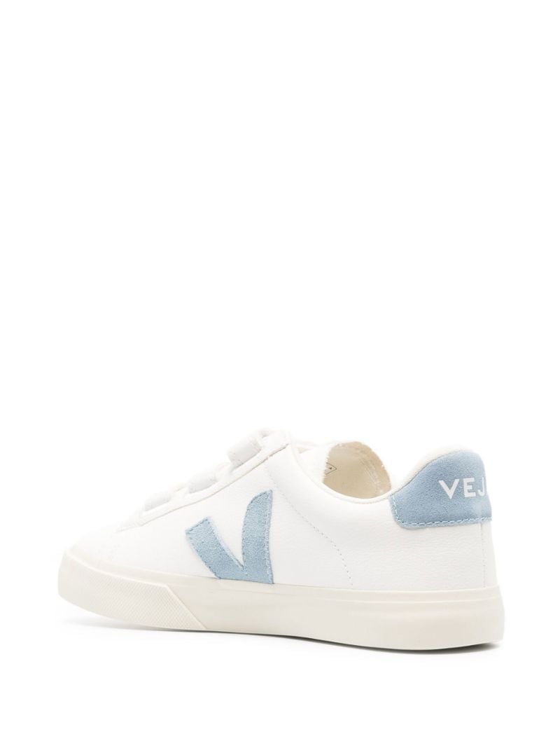 White Recife Low Top Leather Sneakers