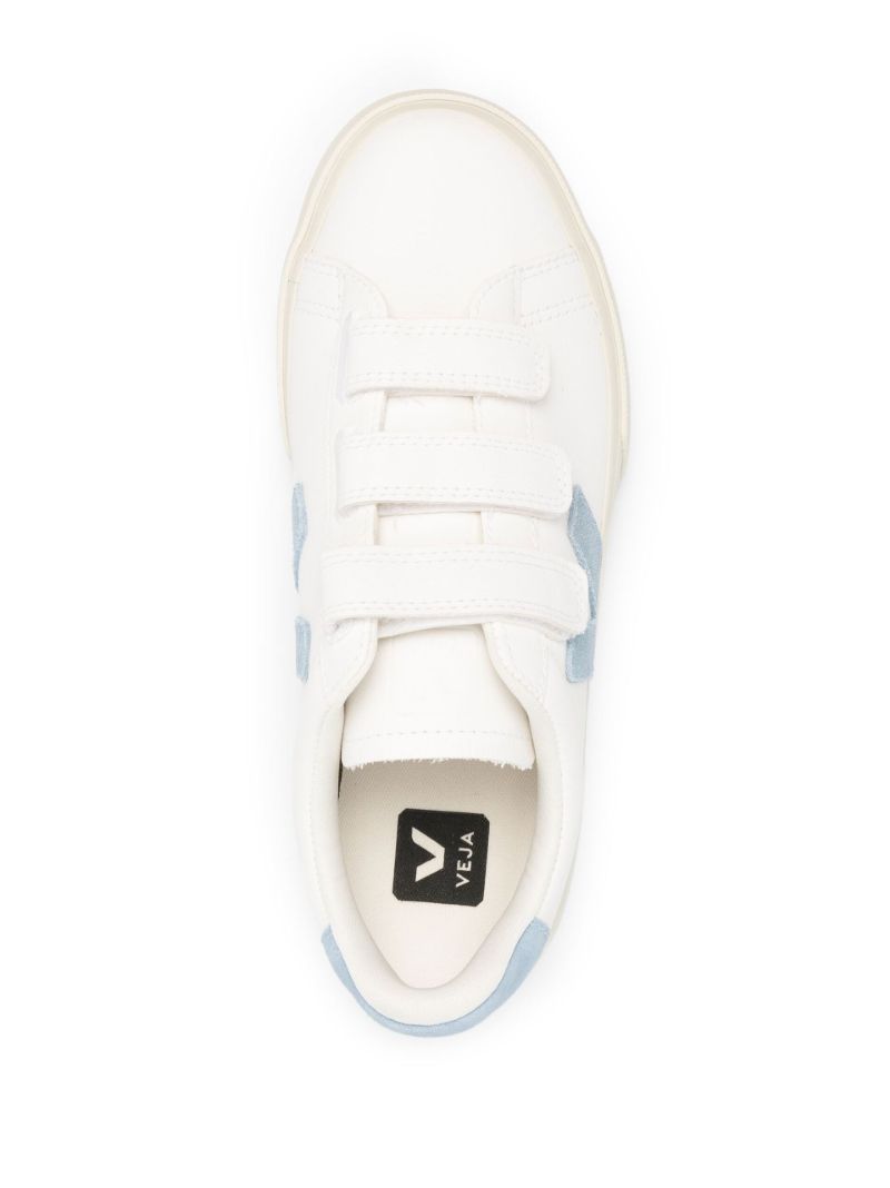 White Recife Low Top Leather Sneakers