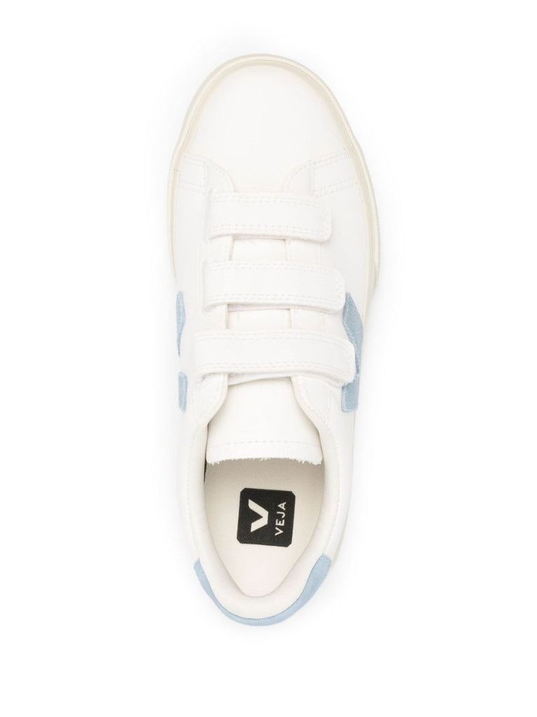 White Recife Low Top Leather Sneakers