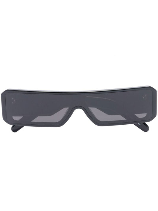 Black Gethshade Rectangular Sunglasses