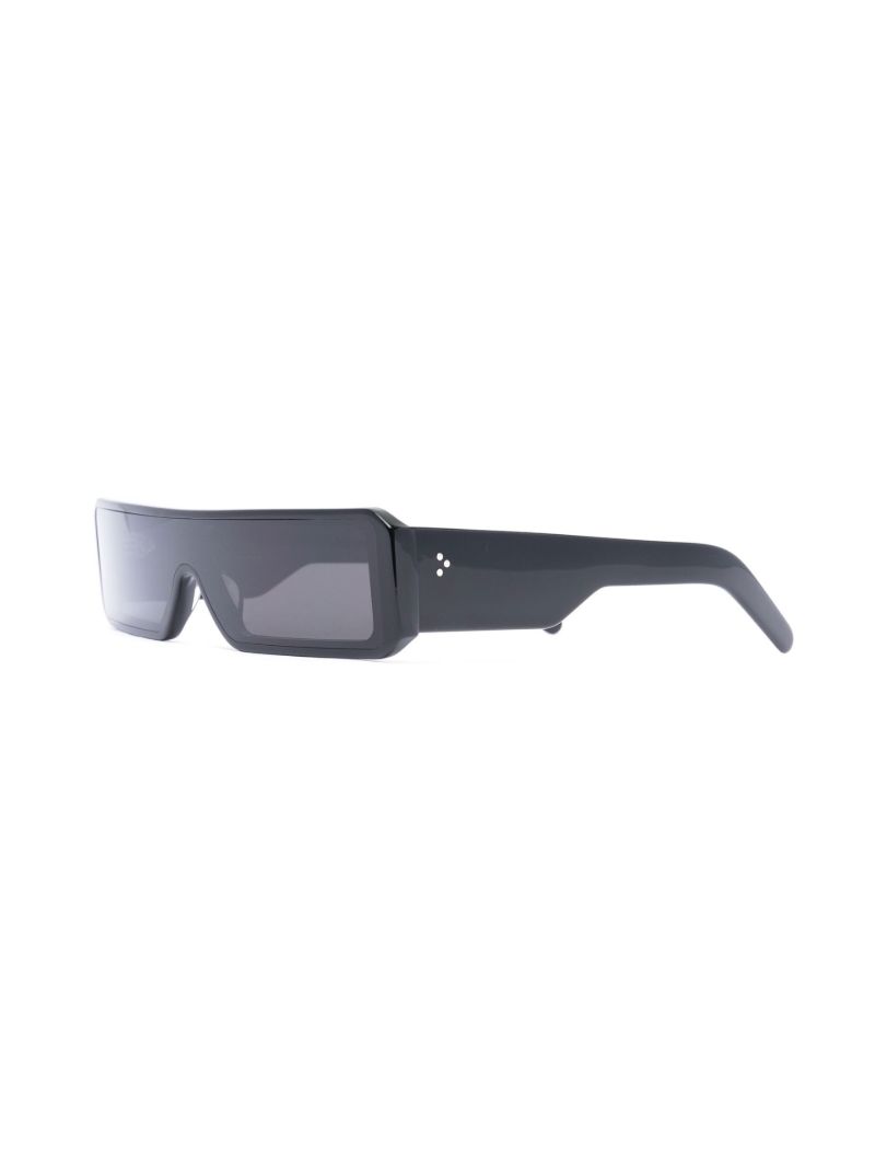 Black Gethshade Rectangular Sunglasses