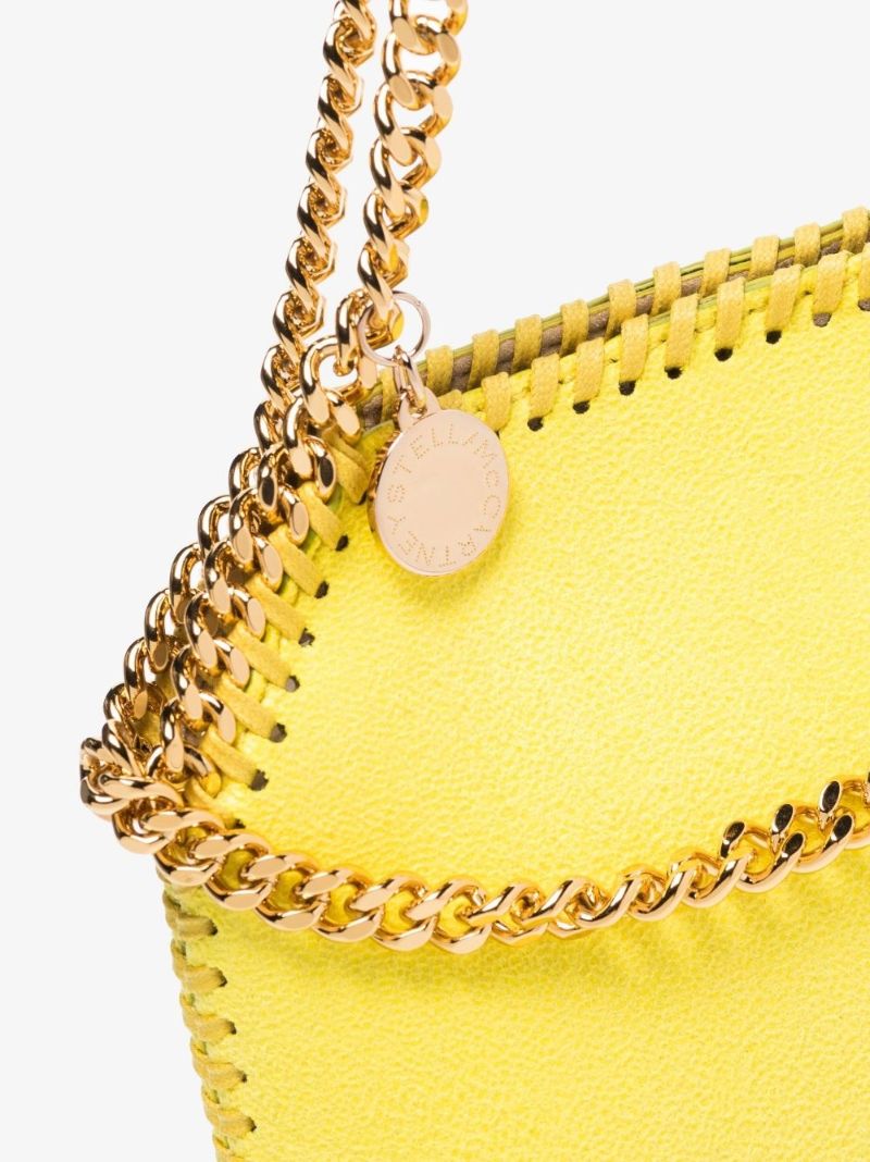 Yellow Falabella Mini Shaggy Deer Cross Body Bag