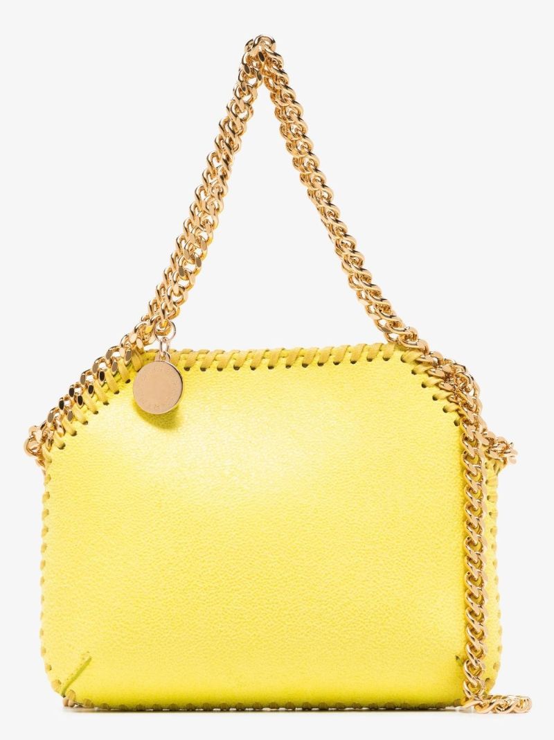 Yellow Falabella Mini Shaggy Deer Cross Body Bag