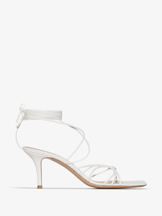 Sylvie 70 Lace-up Leather Sandals