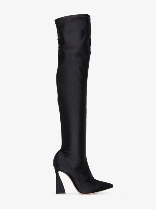 Black 120 Over-the-knee Boots