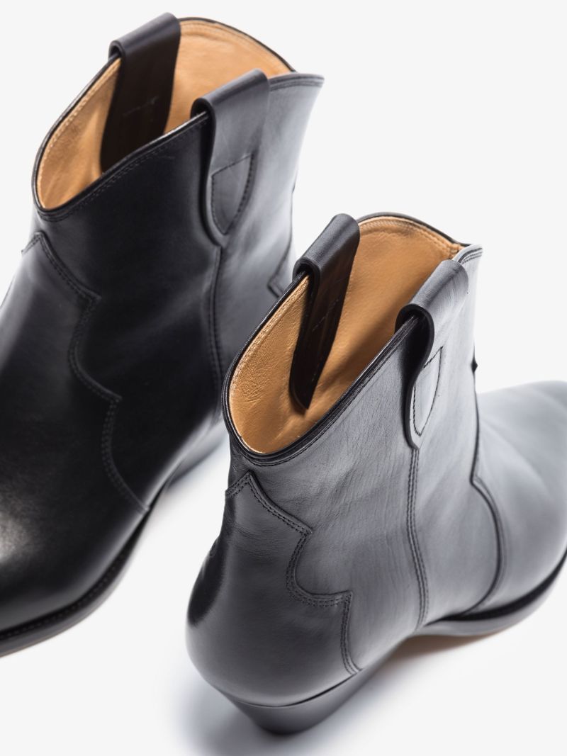 Black Dewina 40 Leather Ankle Boots