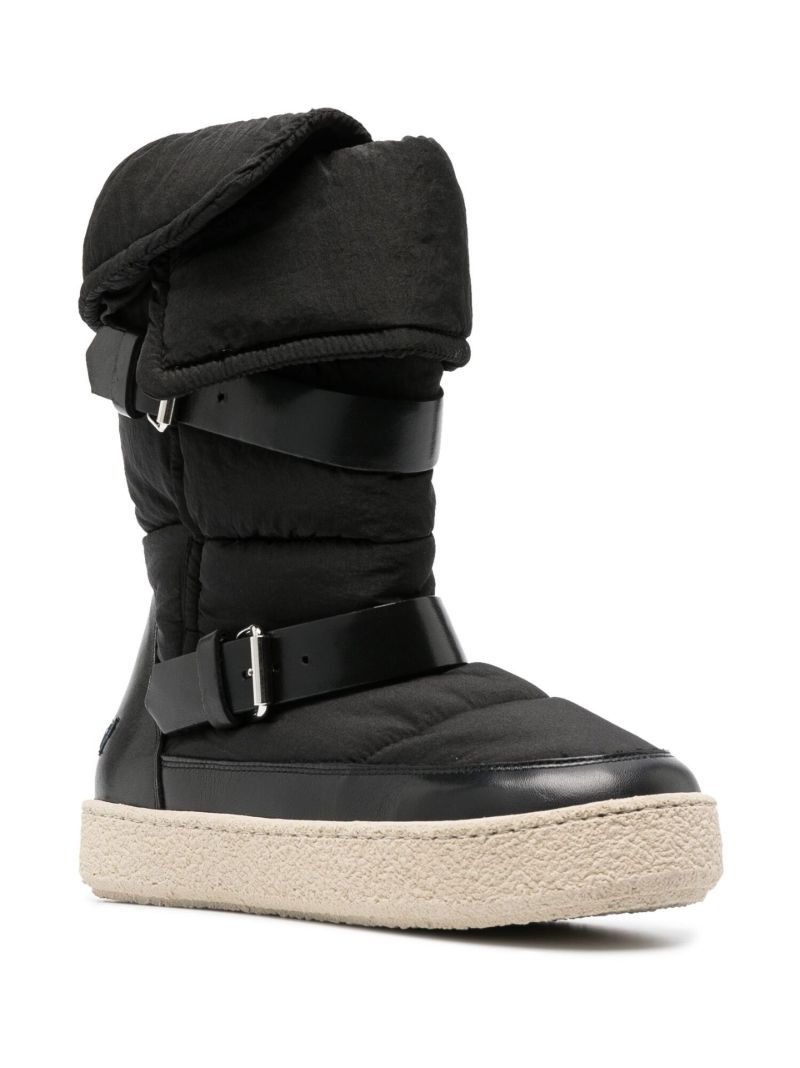Black Zenora Padded Ankle Boots