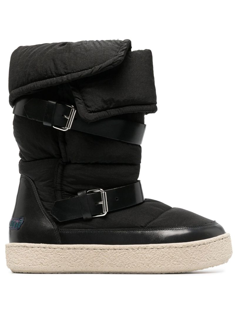 Black Zenora Padded Ankle Boots
