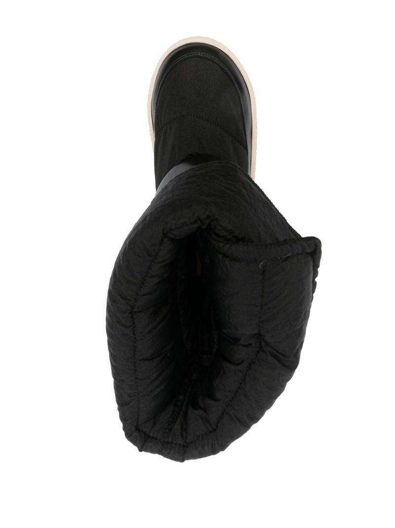 Black Zenora Padded Ankle Boots