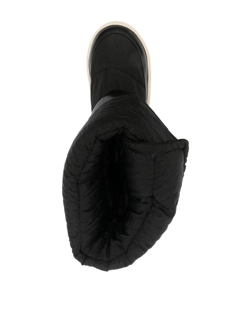 Black Zenora Padded Ankle Boots