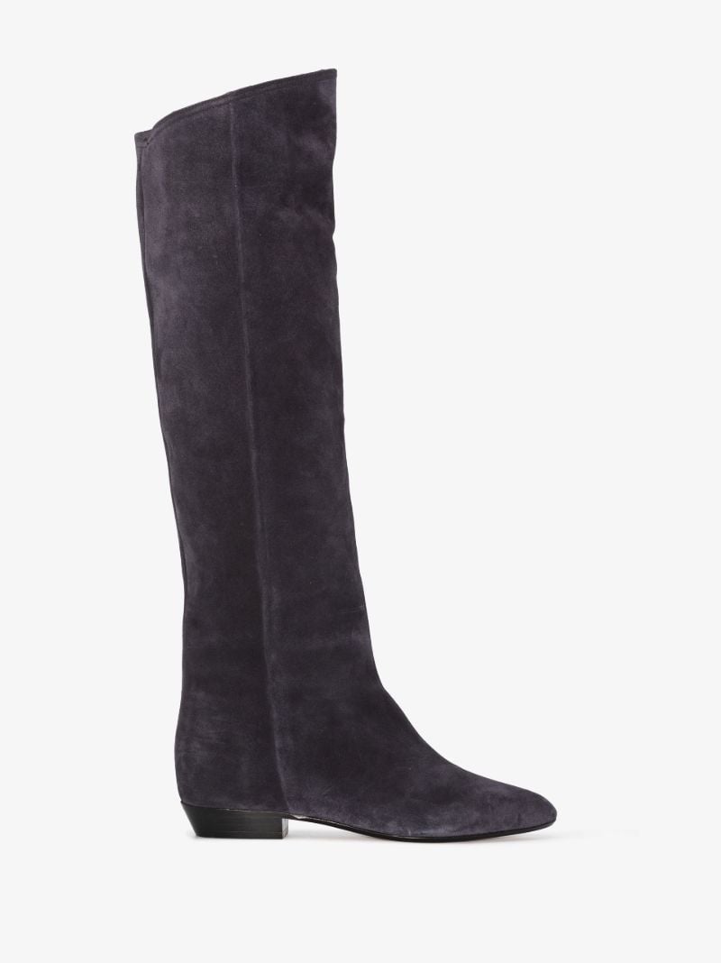 Black Skarlet 20 Knee-high Suede Boots