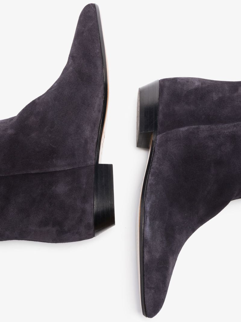 Black Skarlet 20 Knee-high Suede Boots
