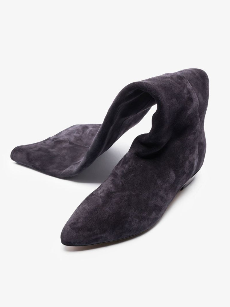 Black Skarlet 20 Knee-high Suede Boots
