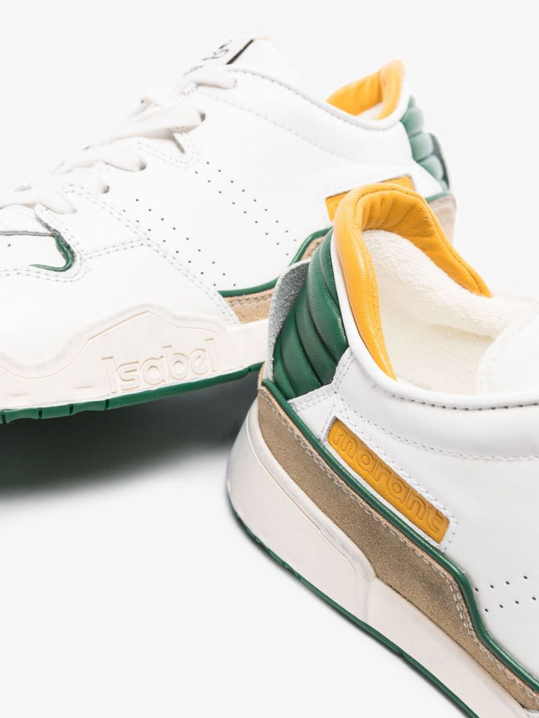 White Emree Low-top Leather Sneakers