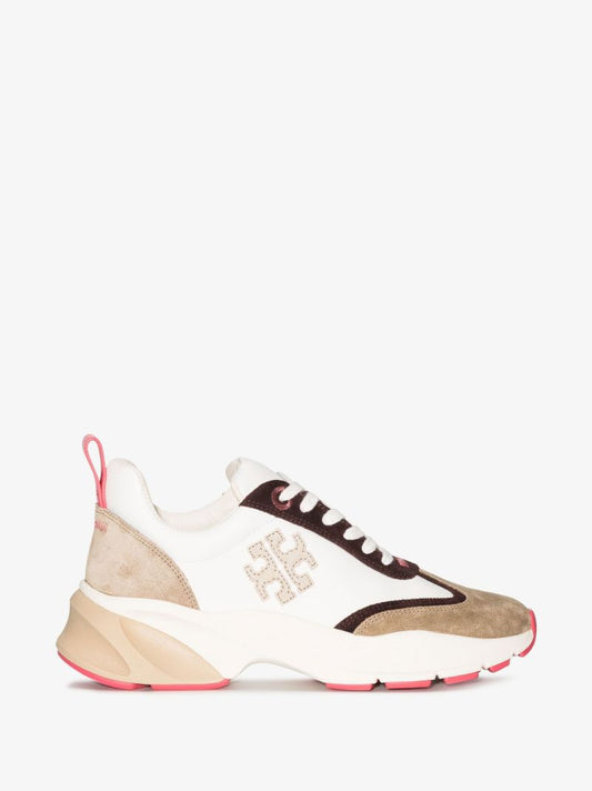 White Good Luck Suede Sneakers