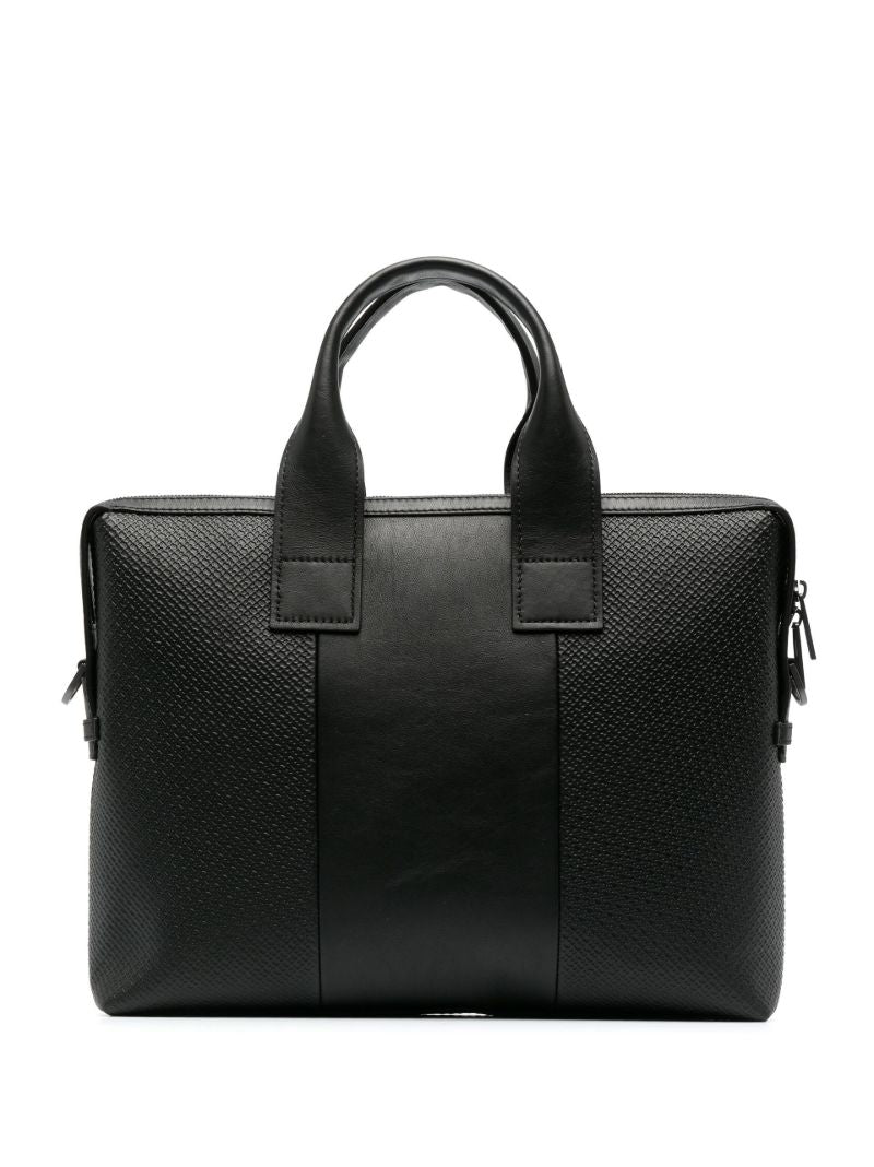 Black City Leather Briefcase