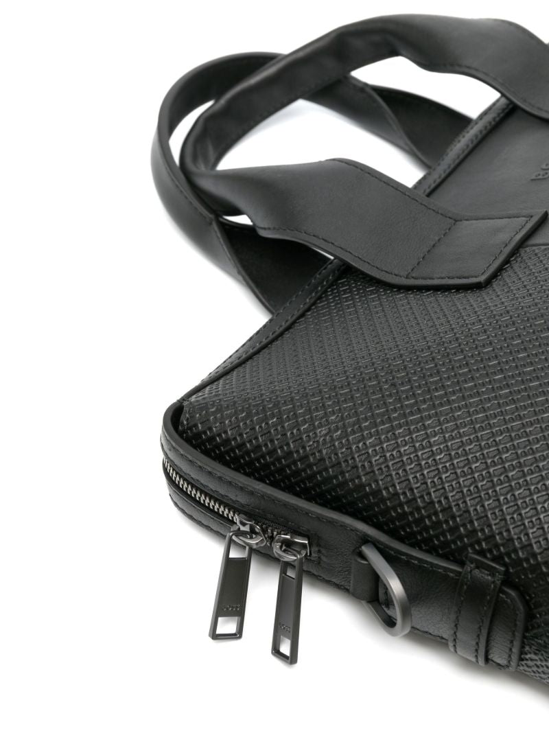 Black City Leather Briefcase