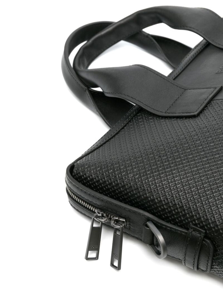 Black City Leather Briefcase