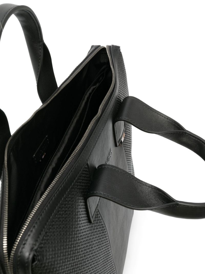 Black City Leather Briefcase