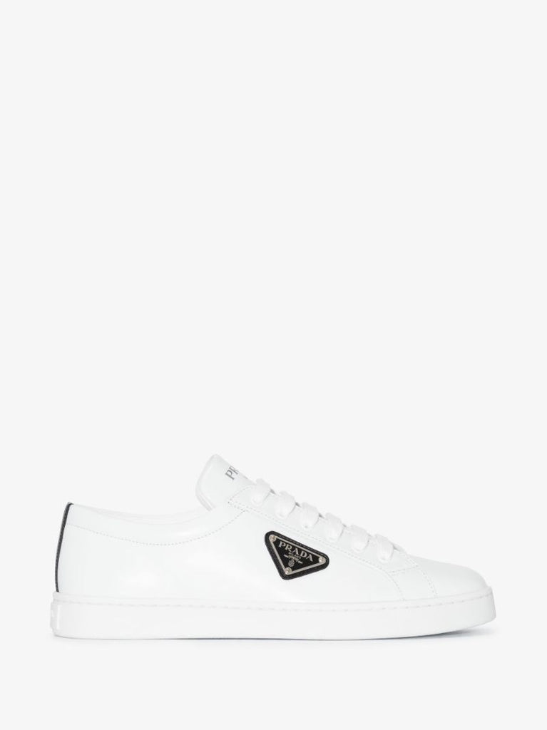 White Lane Low Top Leather Sneakers
