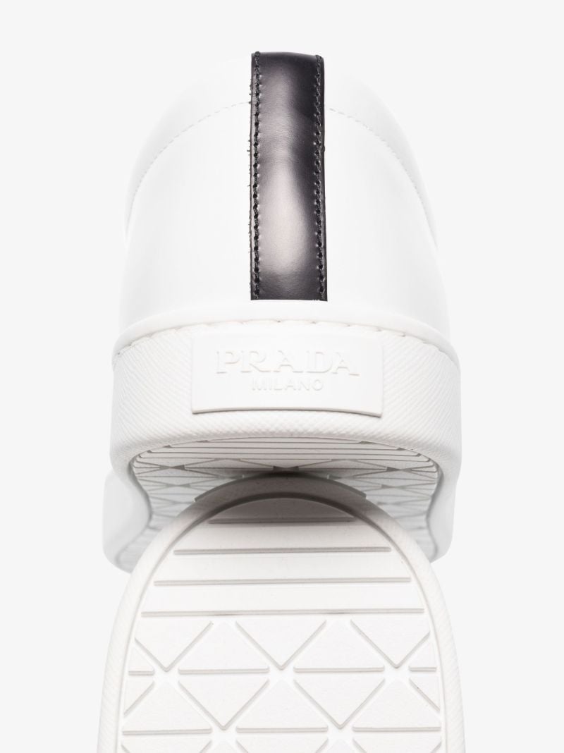 White Lane Low Top Leather Sneakers