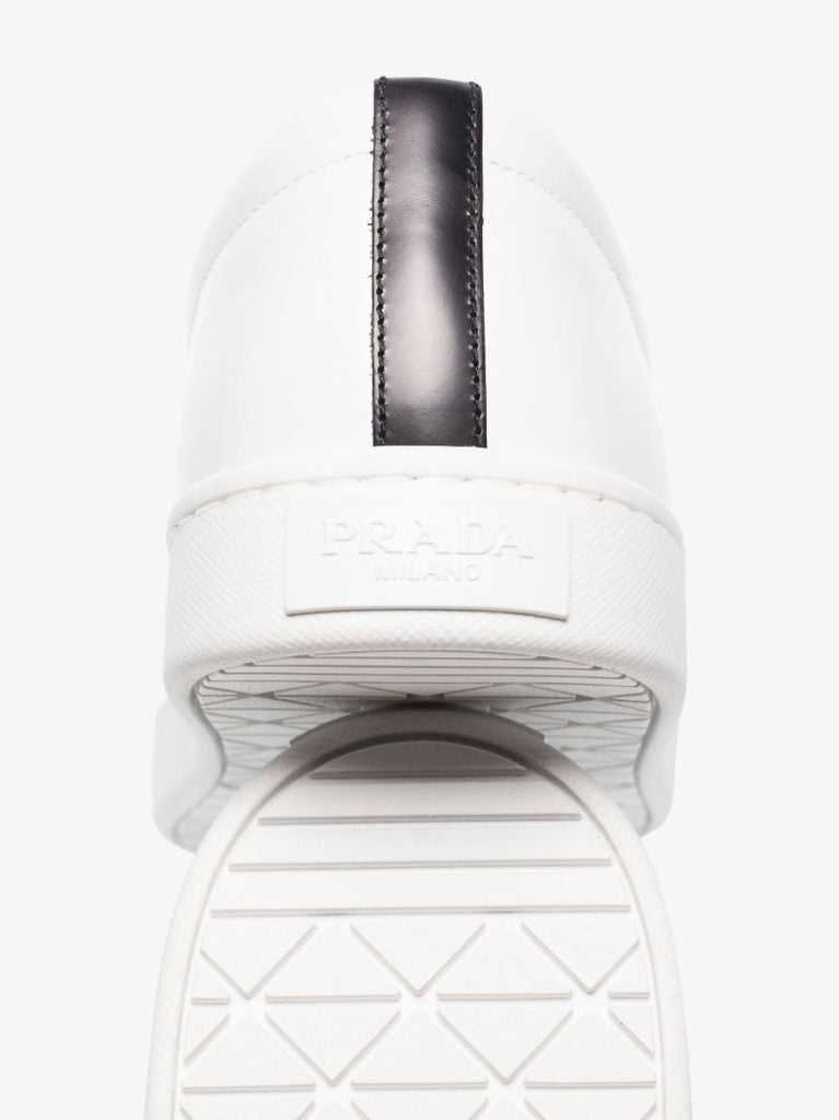White Lane Low Top Leather Sneakers