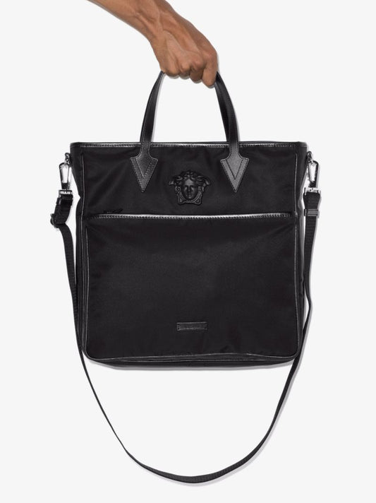Black Medusa Logo Tote Bag