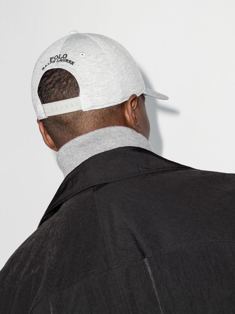 Grey Classic Polo Pony Cap